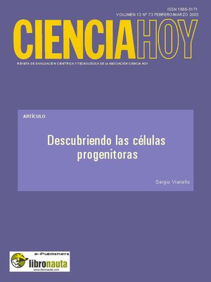 cover image of Descubriendo las células progenitoras
